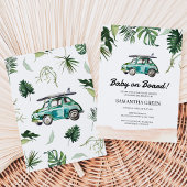 Surf Baby Dusche Einladung