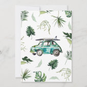 Surf Baby Dusche Einladung (Rückseite)