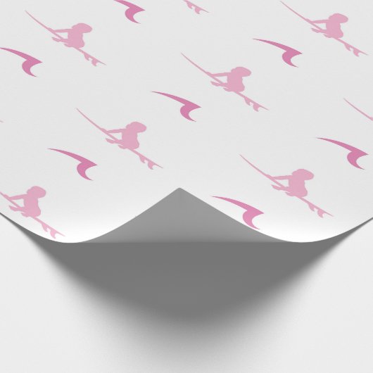 Surf Baby Wrapping Paper Geschenkpapier (Ecke)