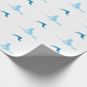 Surf Baby Wrapping Paper Geschenkpapier (Ecke)