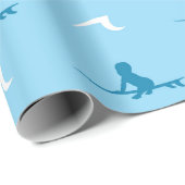 Surf Baby Wrapping Paper Geschenkpapier (Rolleneckpunkt)