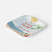 Surf Beach Baby an Bord Babydusche Pappteller (Gewinkelt)