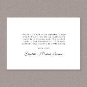 Surf Beach Baby Dusche Dankeskarte