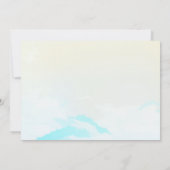 Surf Beach Birthday Party Foto Danke Karte (Rückseite)