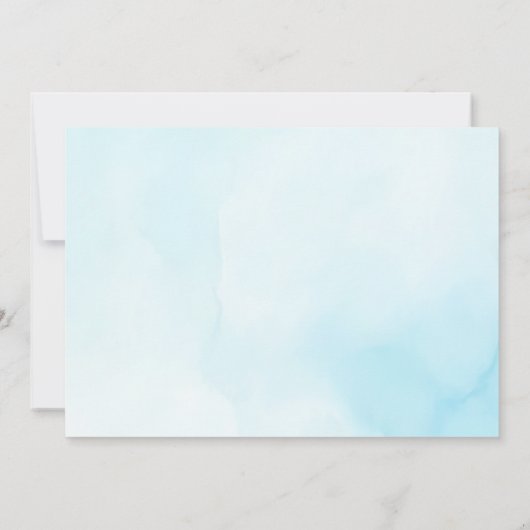 Surf Beach Birthday Party Foto Danke Karte (Rückseite)