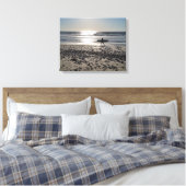 Surf Beach, Carlsbad, CA Leinwanddruck (Insitu (Schlafzimmer))