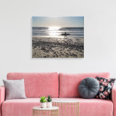 Surf Beach, Carlsbad, CA Leinwanddruck (Insitu (Wohnzimmer))