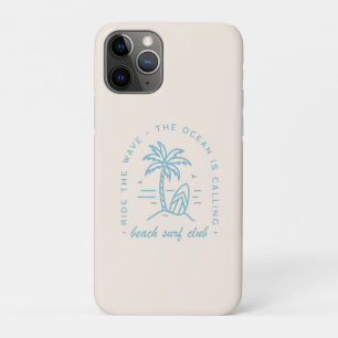 Surf Beach Club Surfen Ozeanästhetische Zitate Case-Mate iPhone Hülle