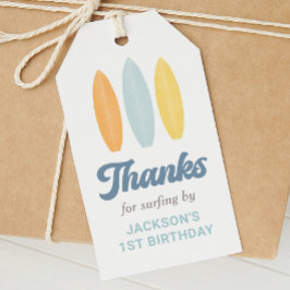 Surf Beach Kindergeburtstag Party Geschenkanhänger