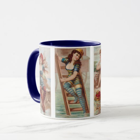 Surf Beauties Tasse (Vorderseite Links)
