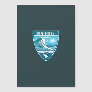 Surf Biarritz Frankreich Magnetkarte