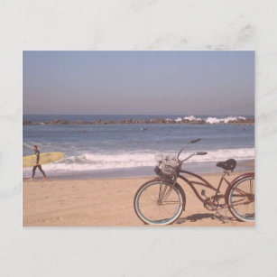 Surf Bicycle Postkarte