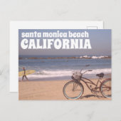 Surf Bicycle Postkarte (Vorne/Hinten)