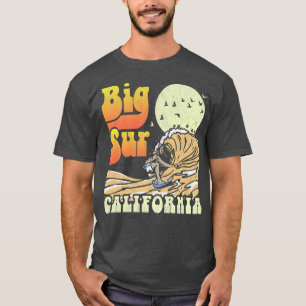Surf Big Sur Vintag California Surfer erschüttert T-Shirt