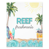 Surf Birthday Party Reef Freshign Fotodruck (Vorne)
