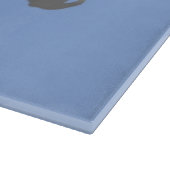 Surf-blaue Glasschneidplatte Schneidebrett (Ecke)
