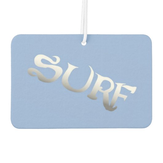 Surf blauer Kfz-Lufterfrischer Autolufterfrischer (Rückseite)