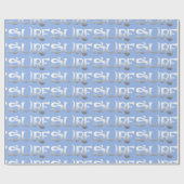 Surf-blaues glänzendes Packpapier (Flach)