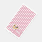 Surf Board Baby Shower Custom - Gender Neutral Serviette (Ecke)