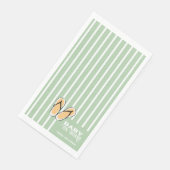 Surf Board Baby Shower Custom - Gender Neutral Serviette (Ecke)