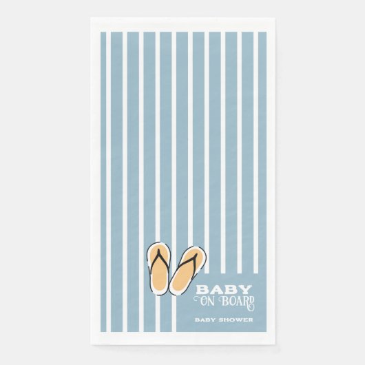 Surf Board Baby Shower Custom - Gender Neutral Serviette (Vorderseite)