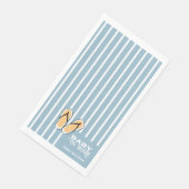 Surf Board Baby Shower Custom - Gender Neutral Serviette (Ecke)