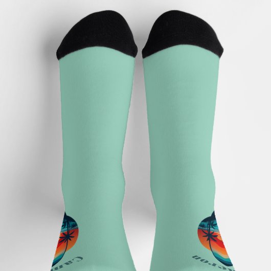 Surf Board Beach Socks Socken (Oben)
