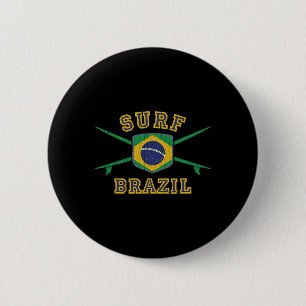Surf Brasil Vintage Brasil Flagge Surfboards Brasi Button