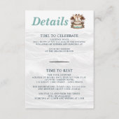 Surf Brides Wedding Begleitkarte (Vorderseite)