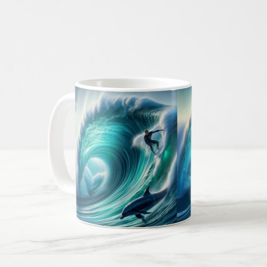 Surf Buddies 1 & 2 Coffee Cup Kaffeetasse (Vorderseite Links)