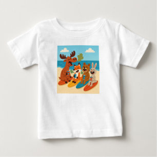 Surf & Burp Club – Silly Friends Sommer-T-Shirt Baby T-shirt