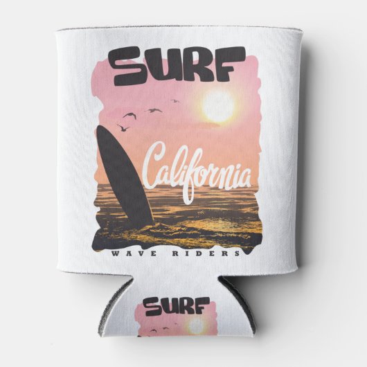 Surf California Beach Dosenkühler (Vorderseite)