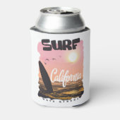 Surf California Beach Dosenkühler (Kanne Rückseite)