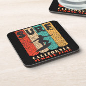 Surf California Beverage Coaster Getränkeuntersetzer (Linke Seite)