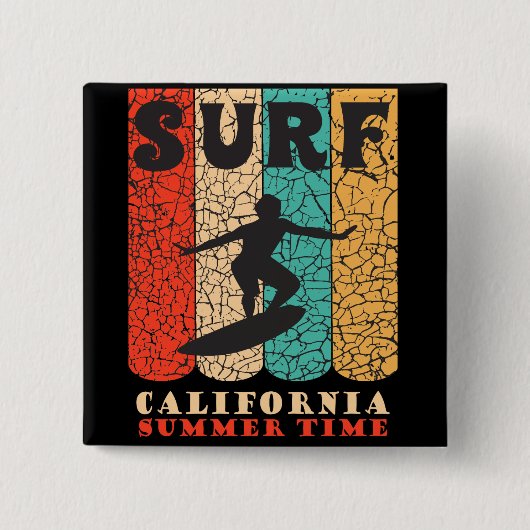 Surf California Button (Vorderseite)