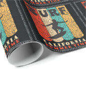 Surf California Geschenkpapier (Rolleneckpunkt)