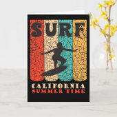 Surf California Karte (Gelbe Blume)