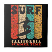 Surf California Keramik Tile Fliese (Vorderseite)