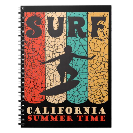 Surf California Notizblock (Vorderseite)