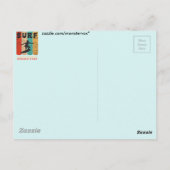 Surf California Postkarte (Rückseite)