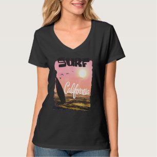 Surf California Quote Wave Raiders Cool Surf Kalif T-Shirt