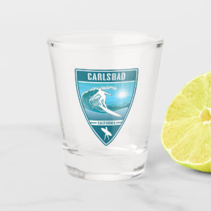 Surf Carlsbad Kalifornien Schnapsglas