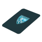 Surf Carmel-by-the-Sea California Magnet (Linke Seite)