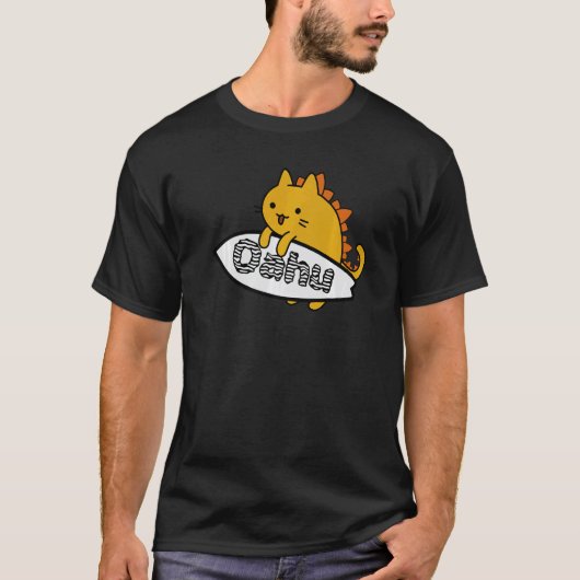 Surf catzilla Surfer Oahu T-Shirt (Vorderseite)
