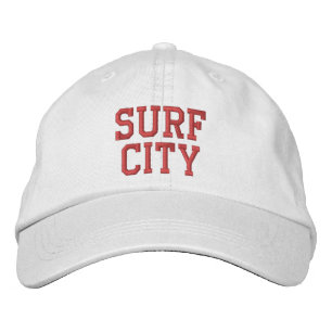 SURF CITY bestickt Bestickte Baseballkappe