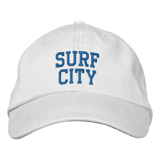 SURF CITY bestickt Bestickte Baseballkappe (Vorderseite)