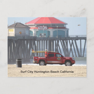 Surf City California Postkarte