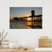 Surf City HB CA Poster (Küche)