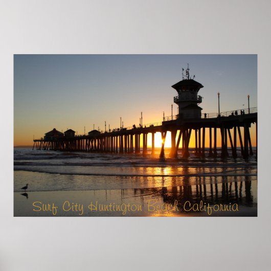 Surf City HB CA Poster (Vorne)