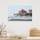 Surf City Huntington Beach Ca Poster (Küche)
